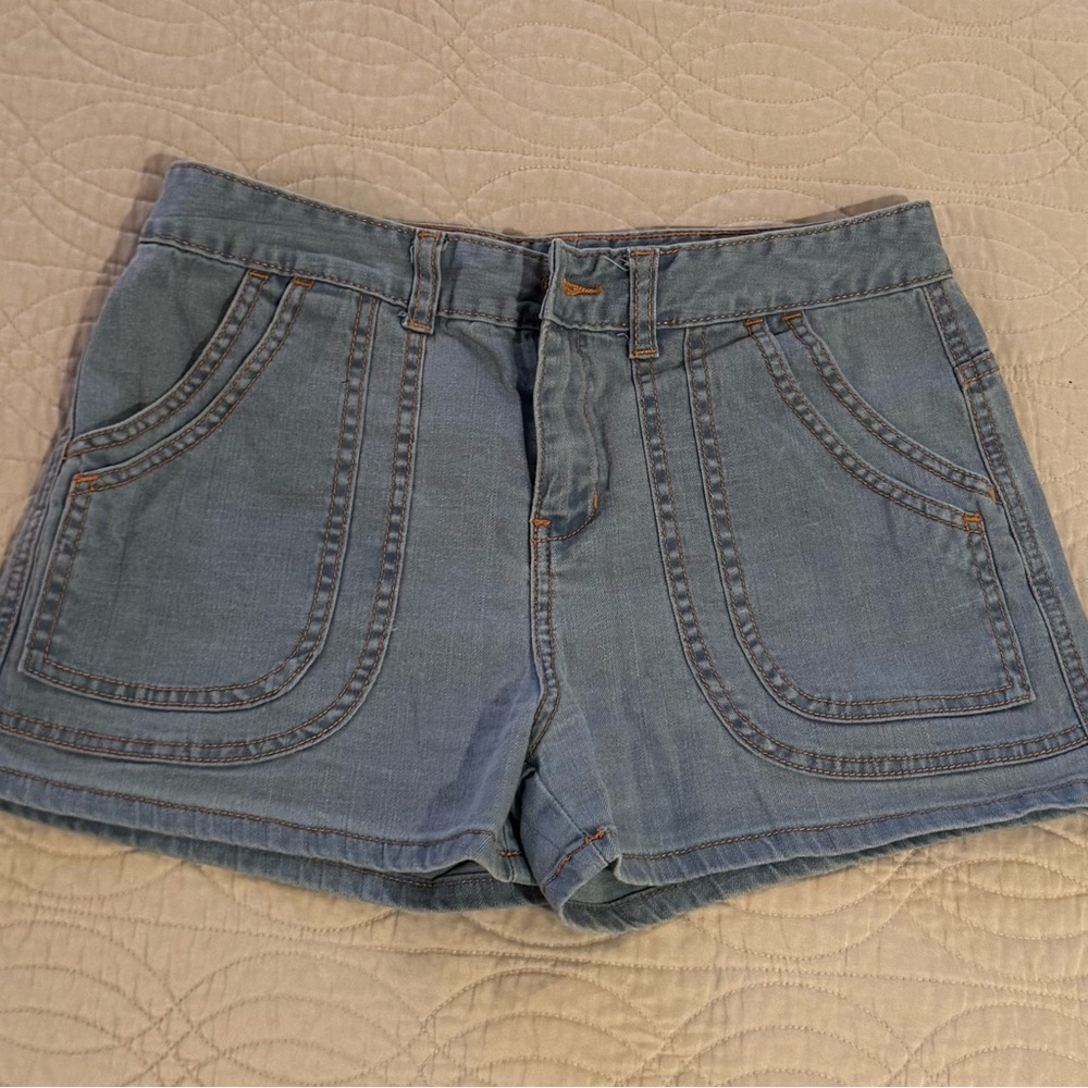 Womens/girls Lux Blue Denim Shorts